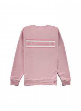 Pale pink horse riding sweatshirt - Pink Dimanche Concours