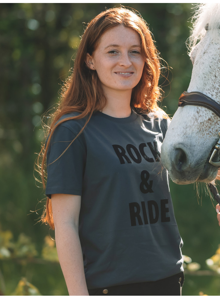 Rock & Ride dark gray t-shirt